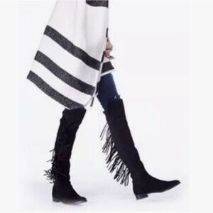 Stuart Weitzman Fringe Over Knee Boots NEXT DAY SHIPPING